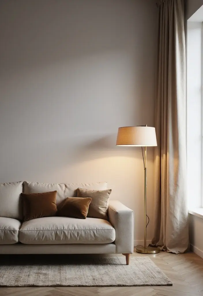 50 Modern Minimalist Living Room Ideas for a Sleek and Stylish Home 10 50 Modern Minimalist Living Room Ideas for a Sleek and Stylish Home - 10. Sleek Lighting Fixtures