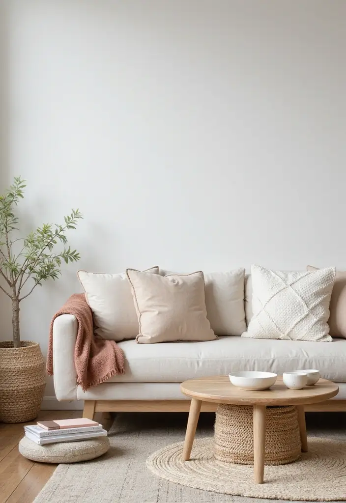 50 Modern Minimalist Living Room Ideas for a Sleek and Stylish Home 15 50 Modern Minimalist Living Room Ideas for a Sleek and Stylish Home - 15. Functional Accessories