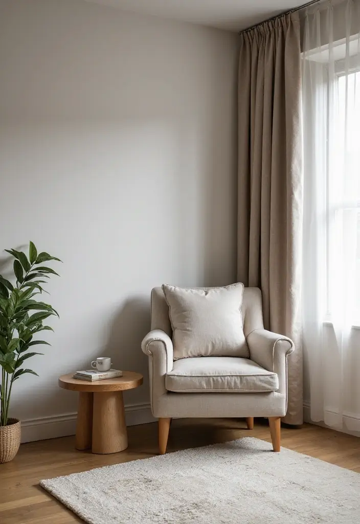 50 Modern Minimalist Living Room Ideas for a Sleek and Stylish Home 2 50 Modern Minimalist Living Room Ideas for a Sleek and Stylish Home - 2. Cozy Corner Nook