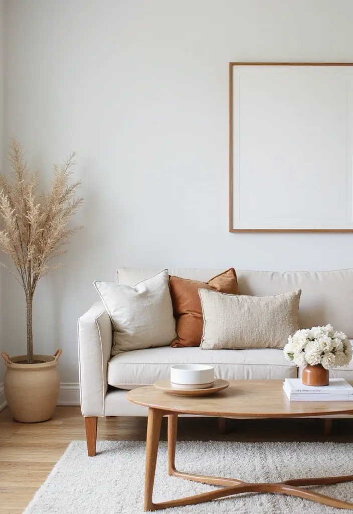 50 Modern Minimalist Living Room Ideas for a Sleek and Stylish Home 37 50 Modern Minimalist Living Room Ideas for a Sleek and Stylish Home - 35. Seasonal Decor Changes