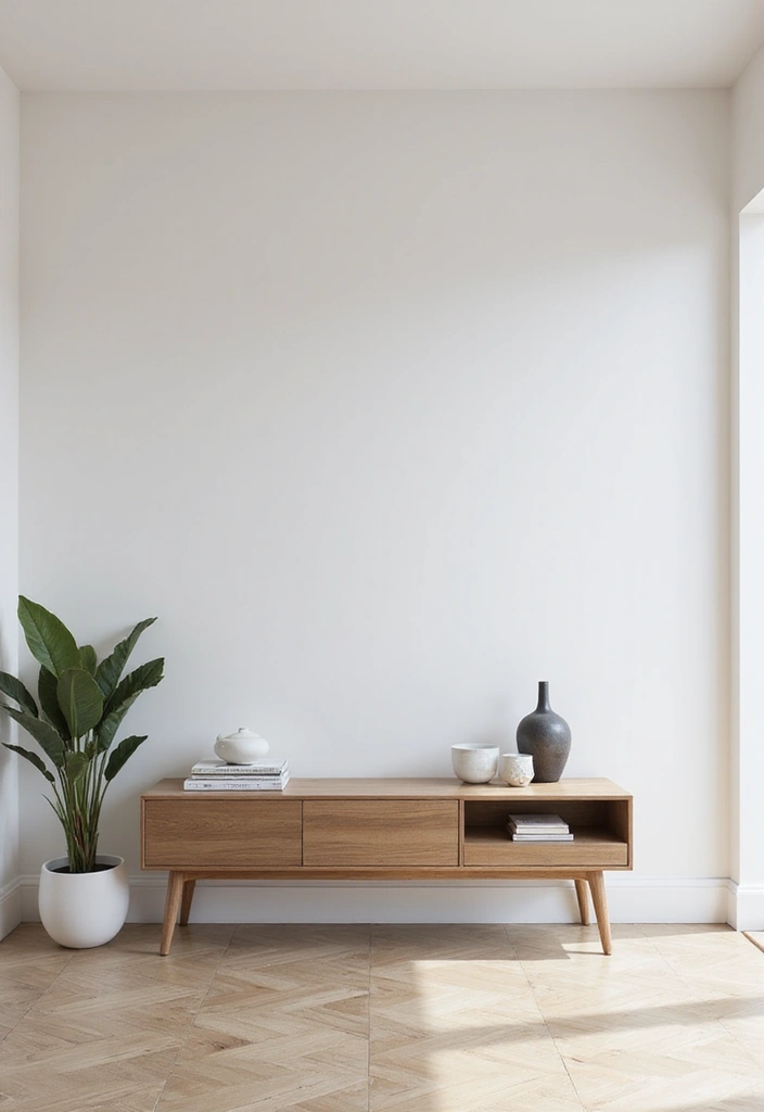 50 Modern Minimalist Living Room Ideas for a Sleek and Stylish Home 48 50 Modern Minimalist Living Room Ideas for a Sleek and Stylish Home - 44. Sleek Console Tables