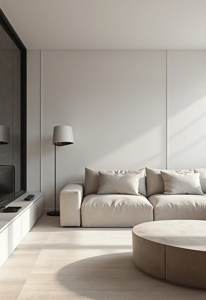 50 Modern Minimalist Living Room Ideas for a Sleek and Stylish Home 49 50 Modern Minimalist Living Room Ideas for a Sleek and Stylish Home - 45. Integrated Technology