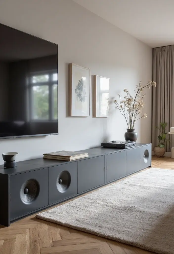 50 Modern Minimalist Living Room Ideas for a Sleek and Stylish Home 53 50 Modern Minimalist Living Room Ideas for a Sleek and Stylish Home - 49. Embedded Technology