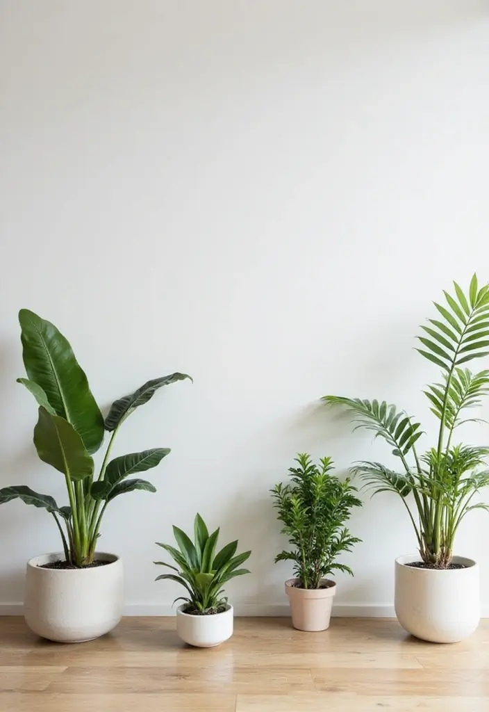 50 Modern Minimalist Living Room Ideas for a Sleek and Stylish Home 9 50 Modern Minimalist Living Room Ideas for a Sleek and Stylish Home - 9. Indoor Plants