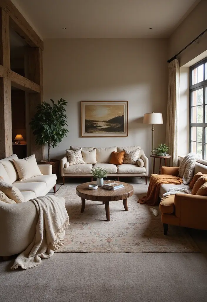 50 Modern Rustic Living Room Ideas That Balance Warmth and Simplicity - 26. Comfortable Seating
