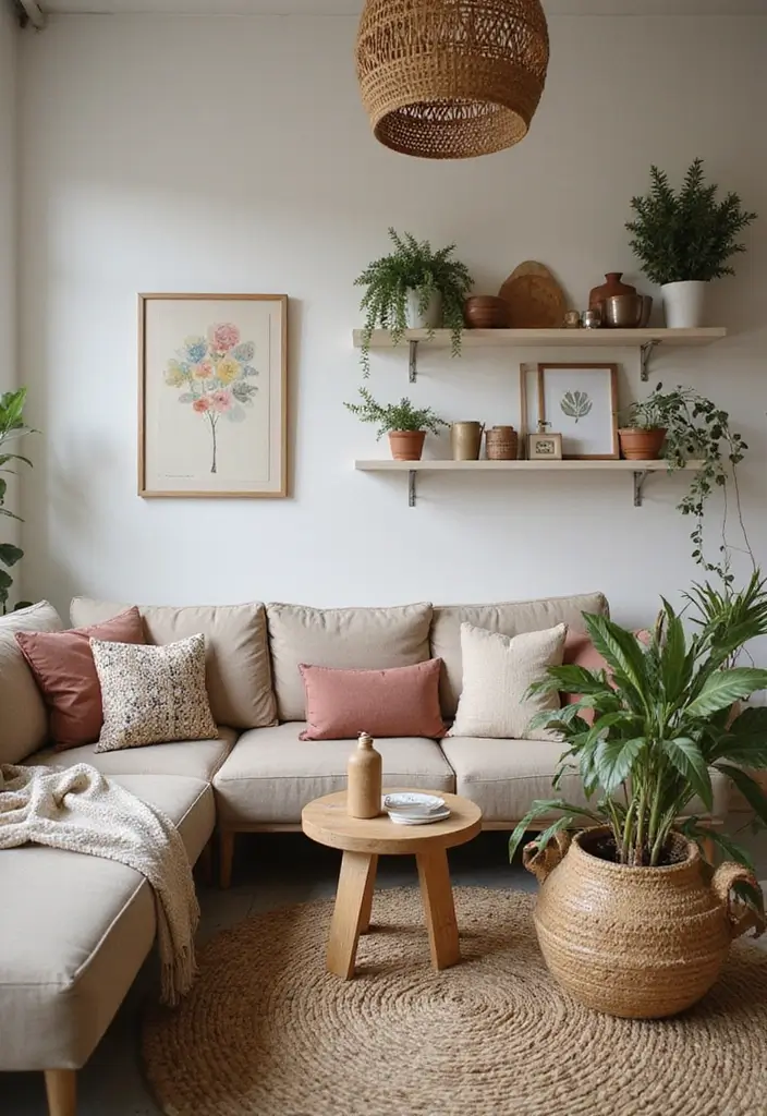 50 Modern Rustic Living Room Ideas That Balance Warmth and Simplicity - 34. Sustainable Decor
