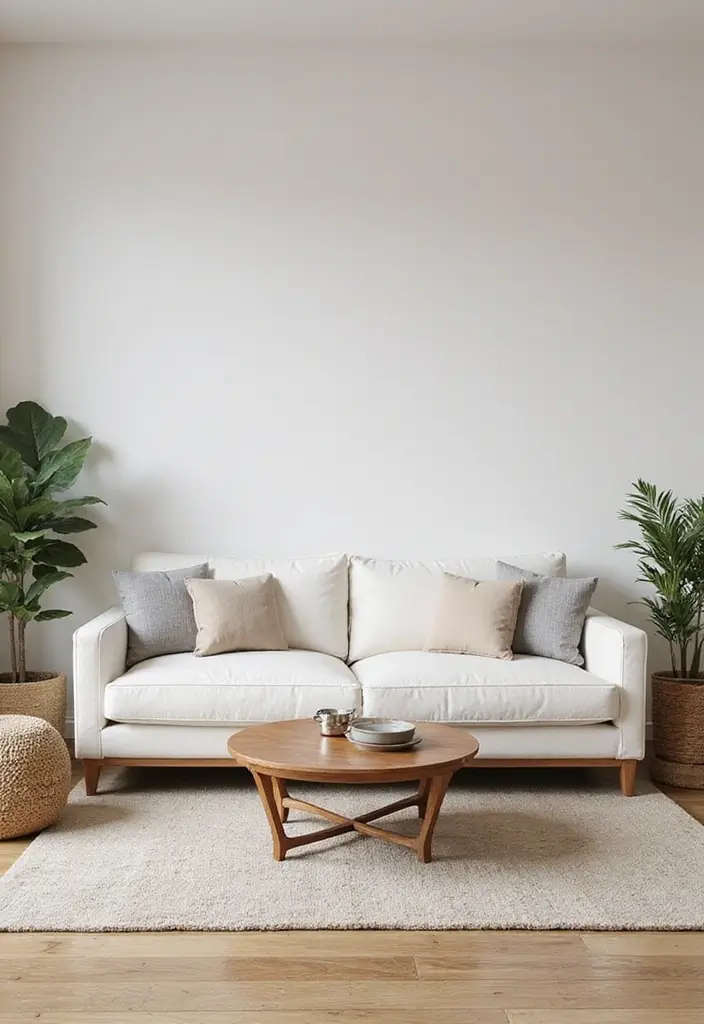 50 Modern Rustic Living Room Ideas That Balance Warmth and Simplicity - 36. Minimalist Decor