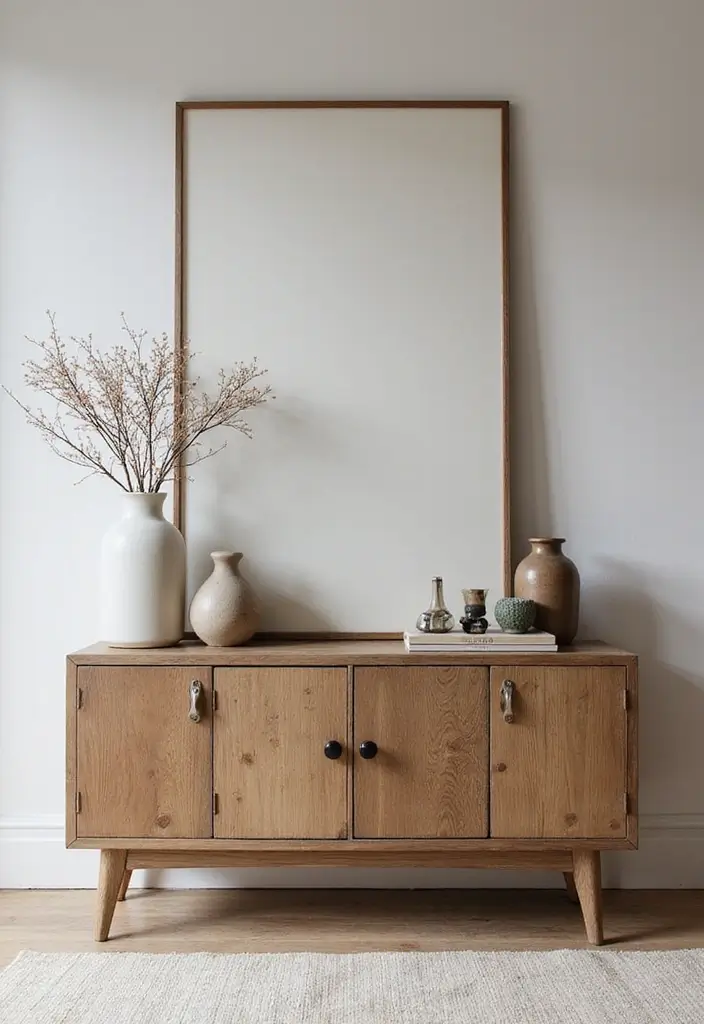 50 Modern Traditional Living Room Ideas That Balance Comfort and Elegance 32 50 Modern Traditional Living Room Ideas That Balance Comfort and Elegance - 32. Chic Console Tables