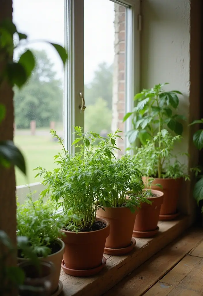 50 Plant Decor Ideas for Living Rooms That Bring Life Indoors 16 50 Plant Decor Ideas for Living Rooms That Bring Life Indoors - 16. Indoor Herb Gardens