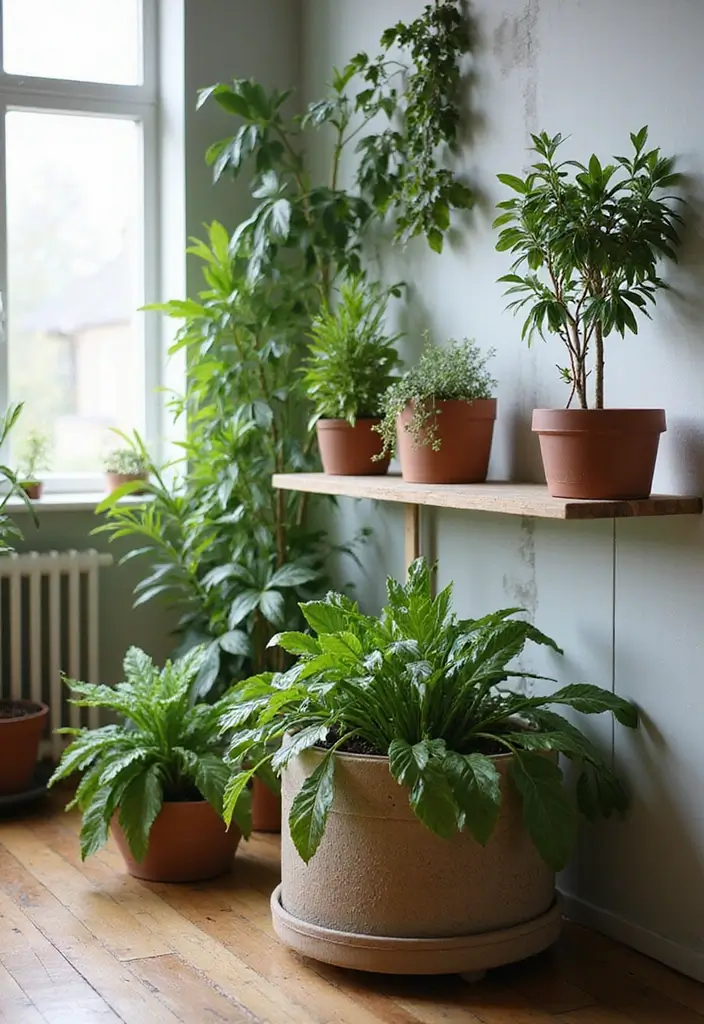 50 Plant Decor Ideas for Living Rooms That Bring Life Indoors 35 50 Plant Decor Ideas for Living Rooms That Bring Life Indoors - 33. Interactive Plant Space
