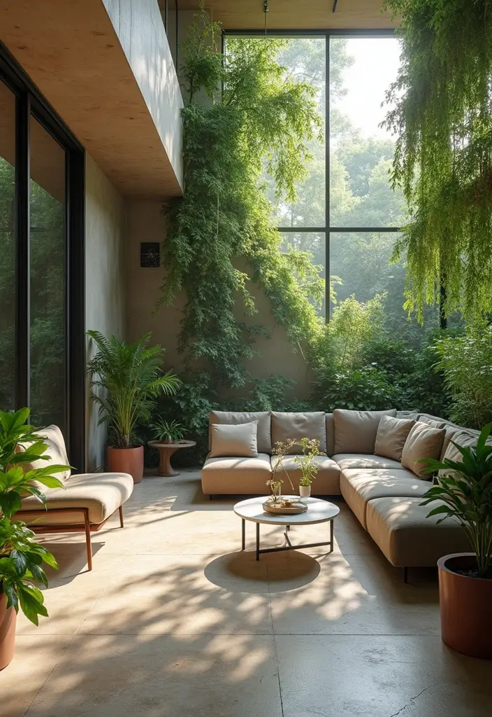 50 Plant Decor Ideas for Living Rooms That Bring Life Indoors 52 50 Plant Decor Ideas for Living Rooms That Bring Life Indoors - 48. Biophilic Design Elements