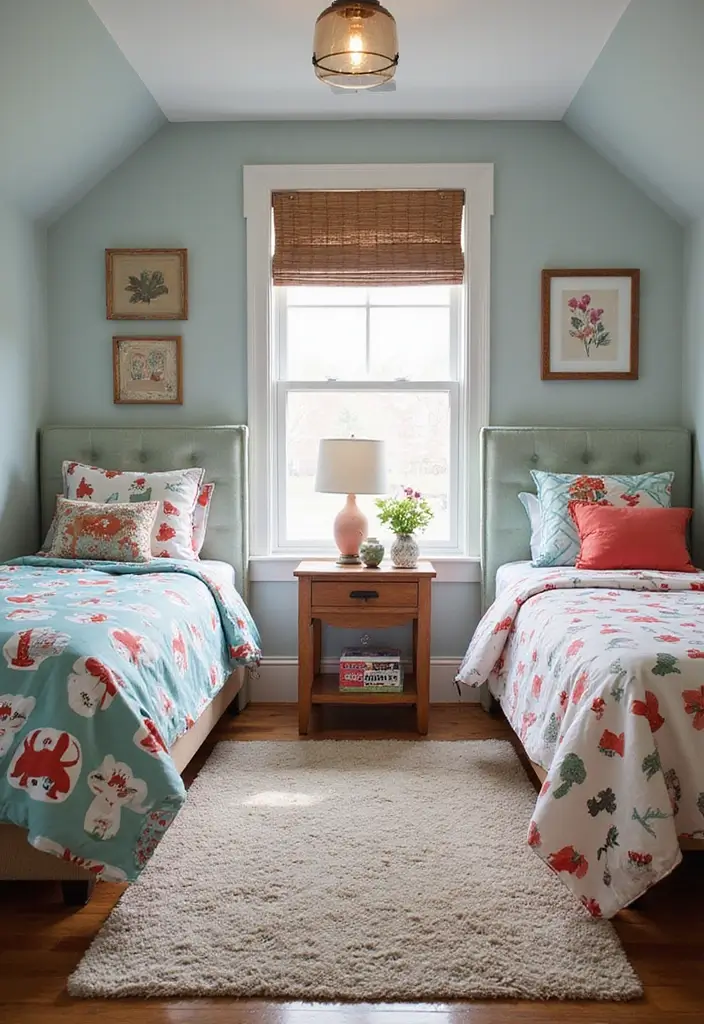 50 Shared Bedroom Ideas for Boys and Girls That Actually Work 14 50 Shared Bedroom Ideas for Boys and Girls That Actually Work - 14. Fun Themed Bedding