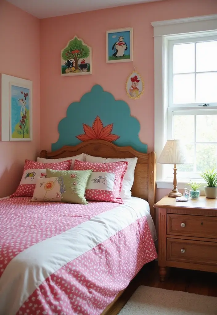 50 Shared Bedroom Ideas for Boys and Girls That Actually Work 5 50 Shared Bedroom Ideas for Boys and Girls That Actually Work - 5. Personalized Headboards