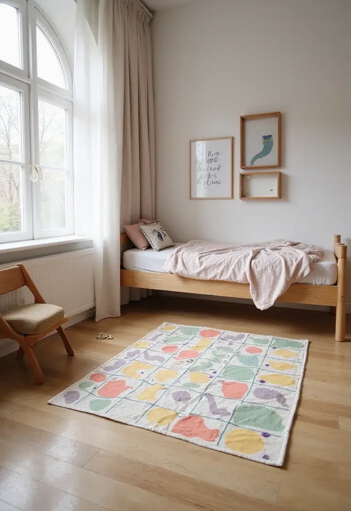 50 Shared Bedroom Ideas for Boys and Girls That Actually Work 54 50 Shared Bedroom Ideas for Boys and Girls That Actually Work - 50. Interactive Floor Games