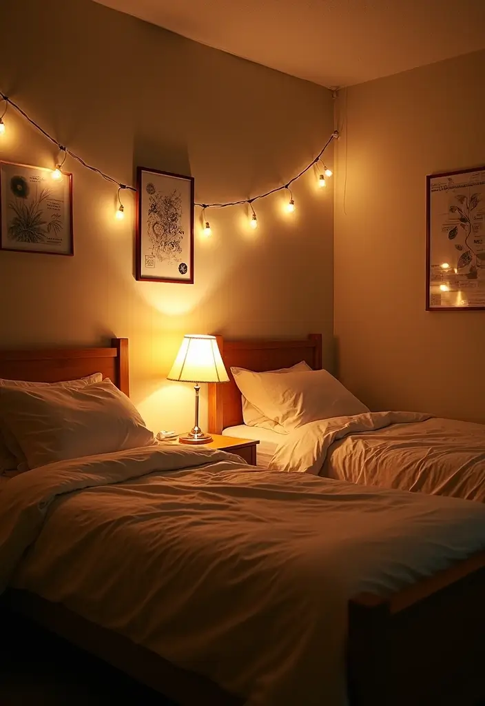 50 Shared Bedroom Ideas for Boys and Girls That Actually Work 8 50 Shared Bedroom Ideas for Boys and Girls That Actually Work - 8. Layered Lighting