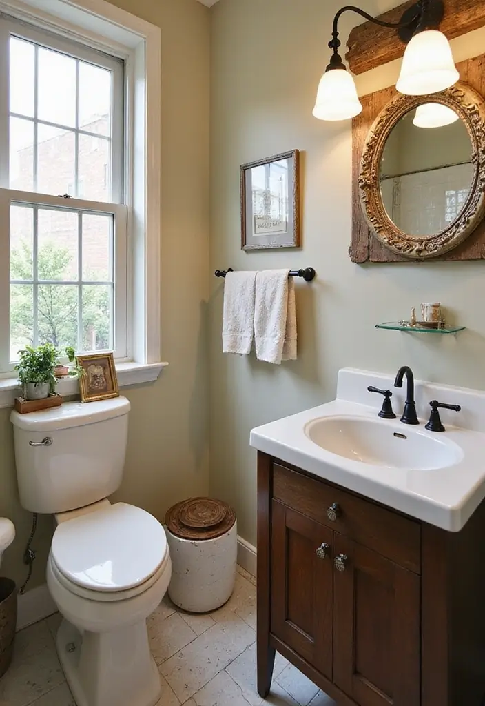 50 Small Bathroom with Tub Ideas That Save Space in Style 18 50 Small Bathroom with Tub Ideas That Save Space in Style - 18. Vintage Accents for Character