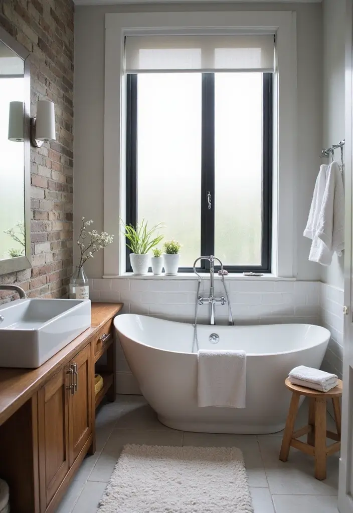 50 Small Bathroom with Tub Ideas That Save Space in Style 50 50 Small Bathroom with Tub Ideas That Save Space in Style - 46. Choose a Soaking Tub Design