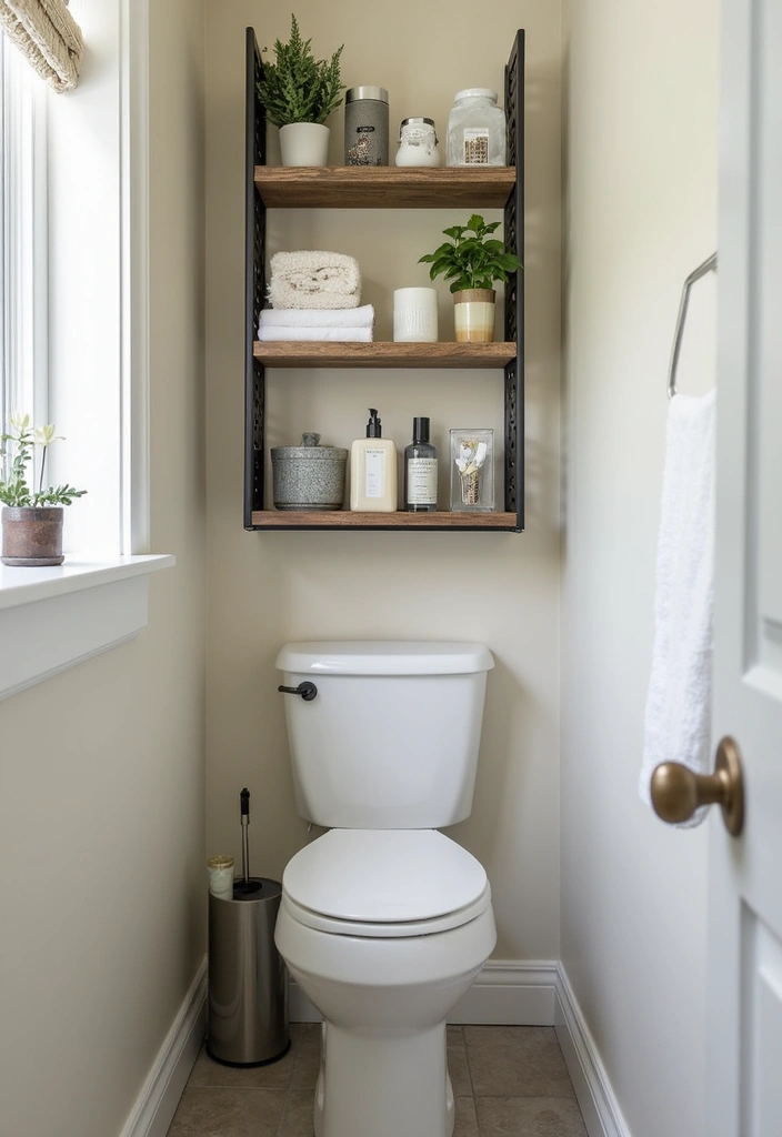 50 Small Bathroom with Tub Ideas That Save Space in Style 8 50 Small Bathroom with Tub Ideas That Save Space in Style - 8. Utilize Vertical Space with Shelving