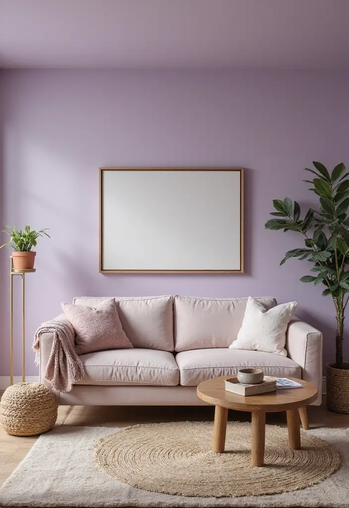 50 Stunning Paint Colors for Living Room Walls That Instantly Upgrade Your Space 18 50 Stunning Paint Colors for Living Room Walls That Instantly Upgrade Your Space - 18. Warm Lilac