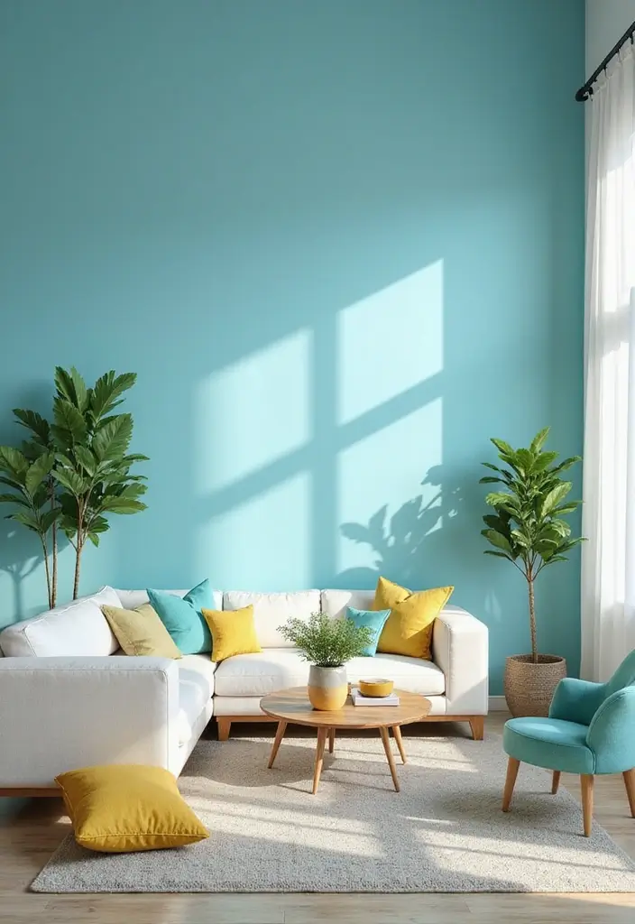 50 Stunning Paint Colors for Living Room Walls That Instantly Upgrade Your Space 22 50 Stunning Paint Colors for Living Room Walls That Instantly Upgrade Your Space - 22. Bright Cerulean