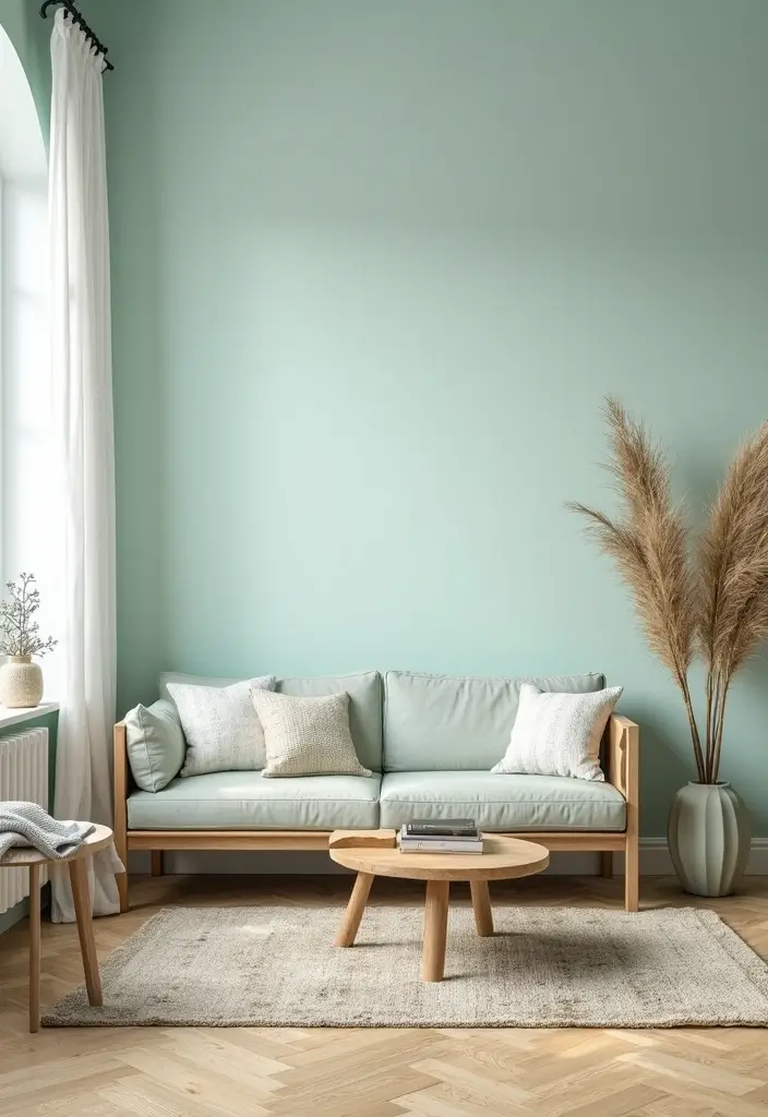 50 Stunning Paint Colors for Living Room Walls That Instantly Upgrade Your Space 33 50 Stunning Paint Colors for Living Room Walls That Instantly Upgrade Your Space - 33. Sea Mist
