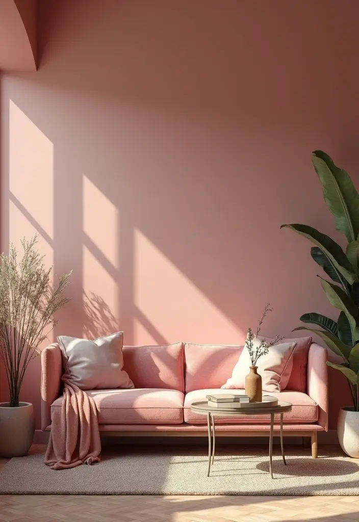 50 Stunning Paint Colors for Living Room Walls That Instantly Upgrade Your Space 34 50 Stunning Paint Colors for Living Room Walls That Instantly Upgrade Your Space - 34. Dusty Rose