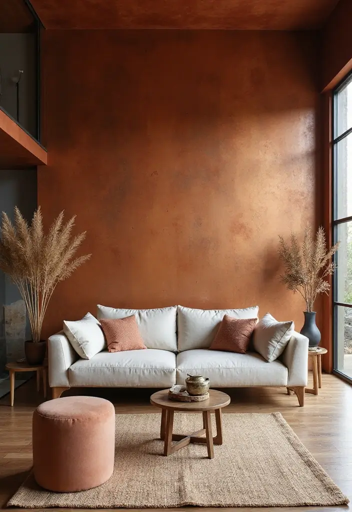 50 Stunning Paint Colors for Living Room Walls That Instantly Upgrade Your Space 46 50 Stunning Paint Colors for Living Room Walls That Instantly Upgrade Your Space - 46. Rusty Copper