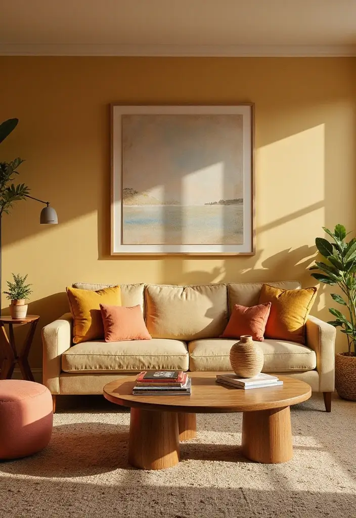 50 Stunning Paint Colors for Living Room Walls That Instantly Upgrade Your Space 49 50 Stunning Paint Colors for Living Room Walls That Instantly Upgrade Your Space - 49. Warm Golden Beige