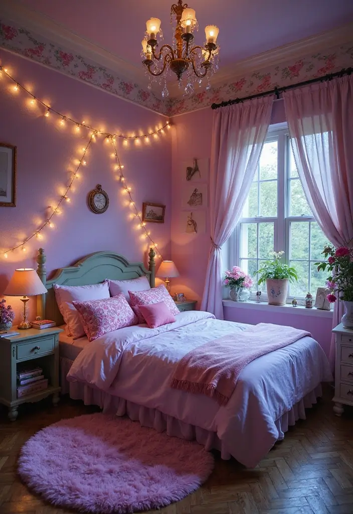 50 Teen Girl Bedroom Ideas She’ll Absolutely Love 14 50 Teen Girl Bedroom Ideas She’ll Absolutely Love - 14. Whimsical Fairy Tale Room