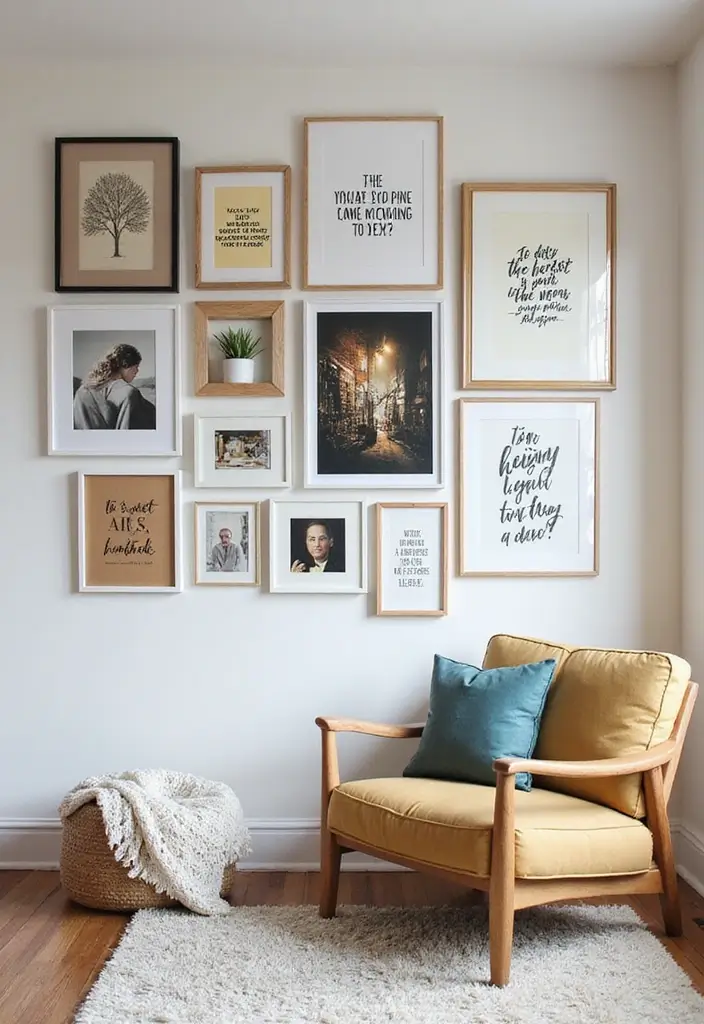 50 Teen Girl Bedroom Ideas She’ll Absolutely Love 15 50 Teen Girl Bedroom Ideas She’ll Absolutely Love - 15. Artistic Gallery Wall