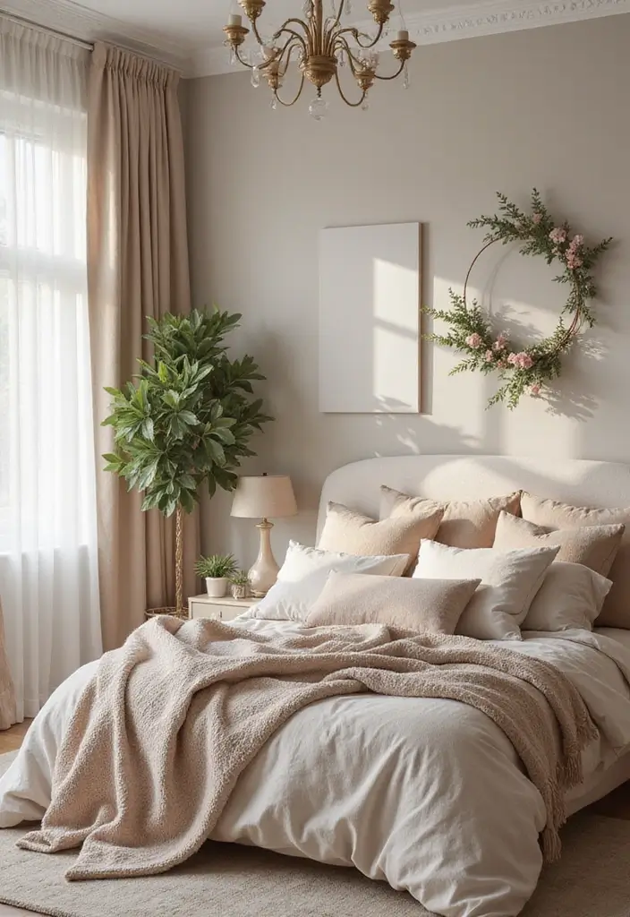 50 Teen Girl Bedroom Ideas She’ll Absolutely Love 32 50 Teen Girl Bedroom Ideas She’ll Absolutely Love - 30. Soft Glam with Touches of Nature