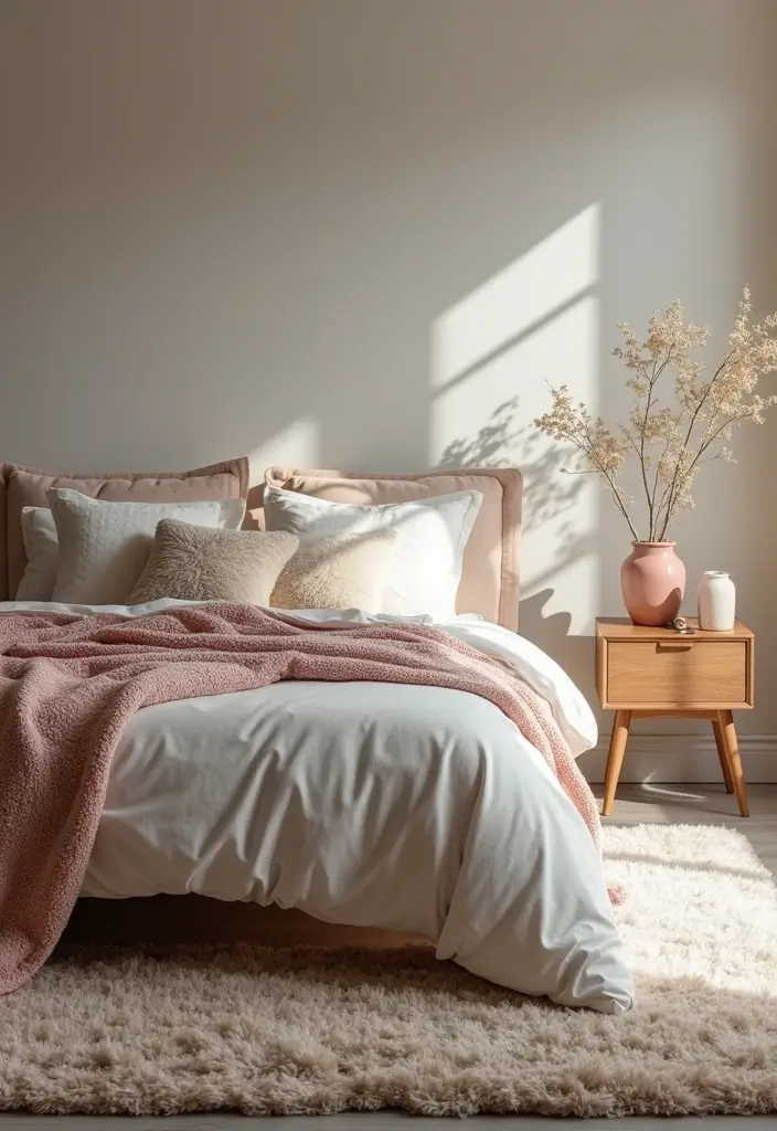 50 Teen Girl Bedroom Ideas She’ll Absolutely Love 34 50 Teen Girl Bedroom Ideas She’ll Absolutely Love - 32. Soft Textured Layers