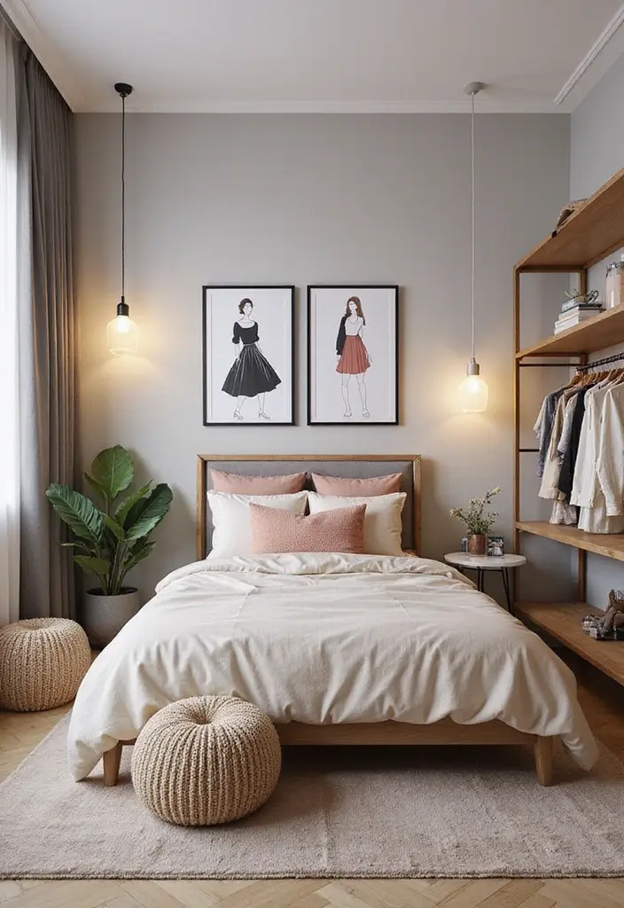 50 Teen Girl Bedroom Ideas She’ll Absolutely Love 46 50 Teen Girl Bedroom Ideas She’ll Absolutely Love - 42. Fashionista Dream Room