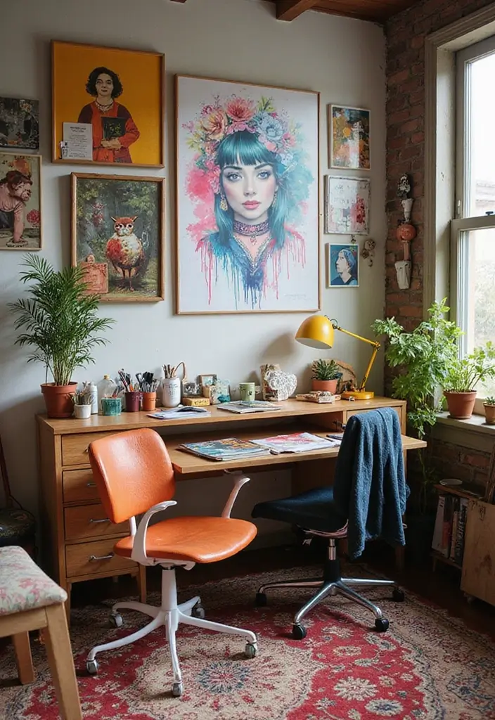50 Teen Girl Bedroom Ideas She’ll Absolutely Love 5 50 Teen Girl Bedroom Ideas She’ll Absolutely Love - 5. Artsy Creative Space
