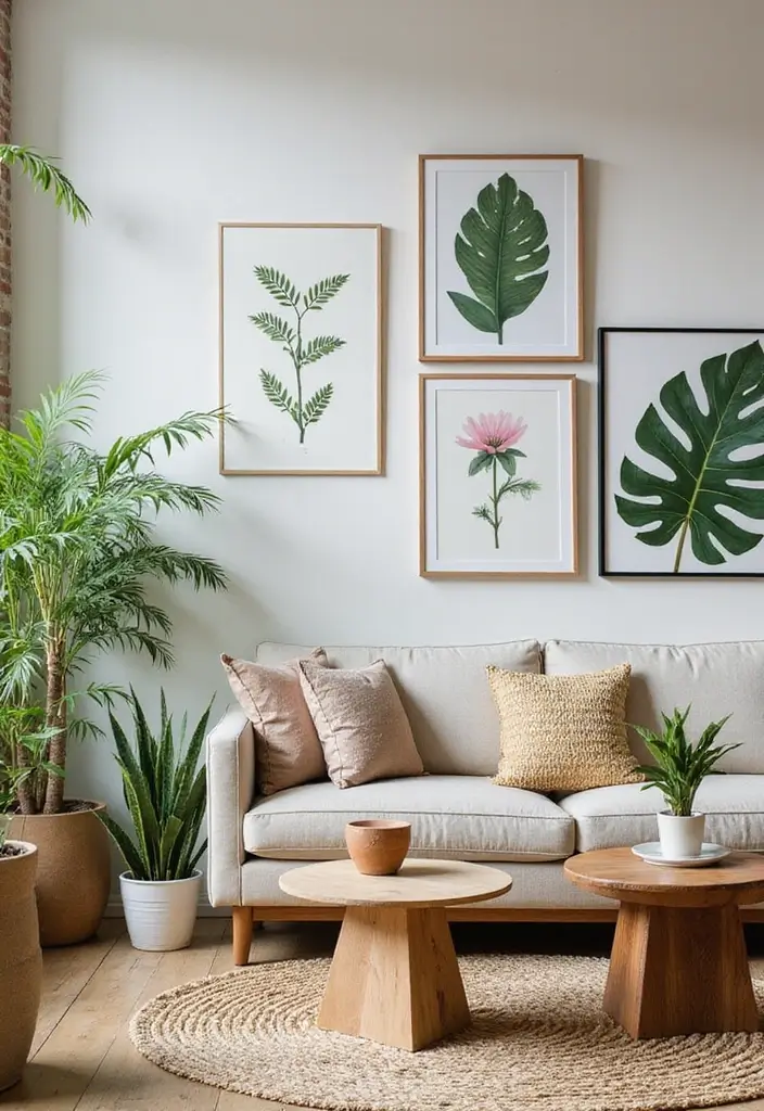 50 Western Living Room Decor Ideas with Rustic Charm - 41. Outdoor-Inspired Decor for a Fresh Touch