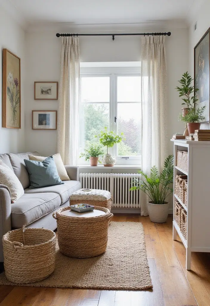 50 Western Living Room Decor Ideas with Rustic Charm - 42. Functional Decor for Practical Living