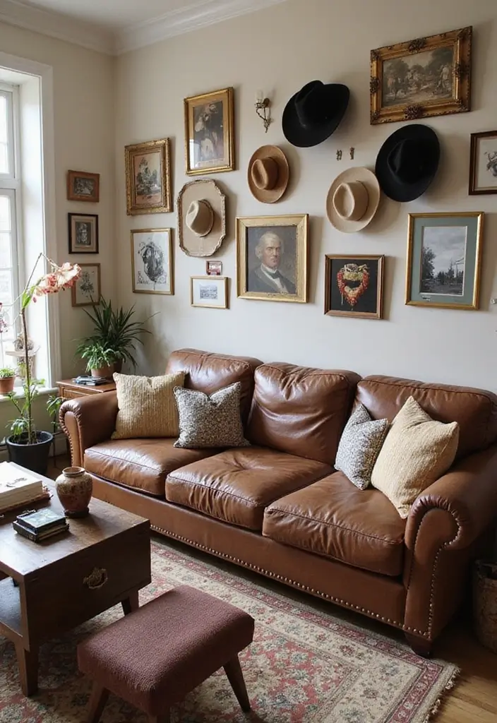 50 Western Living Room Decor Ideas with Rustic Charm - 49. Curated Collections for Interest