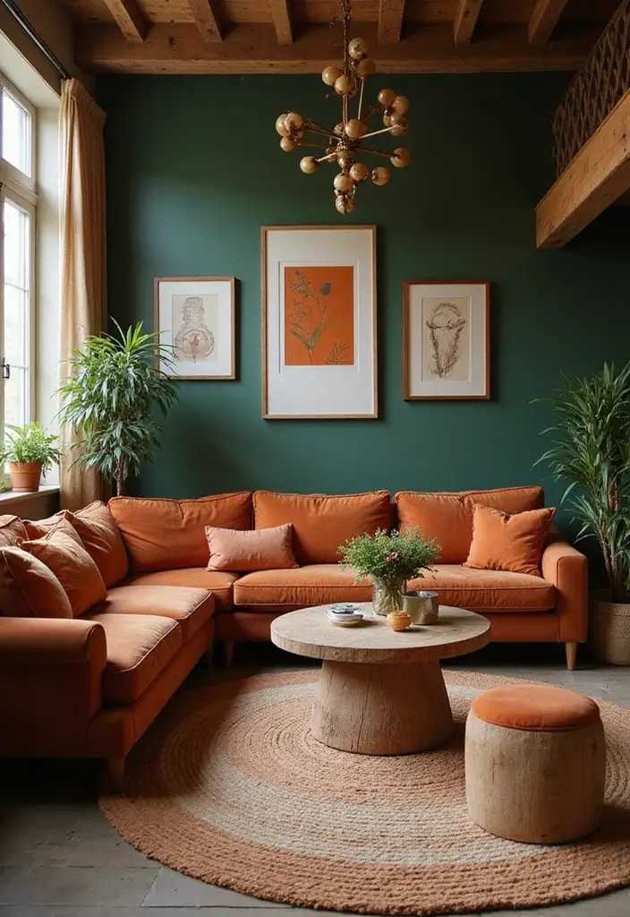 50 Western Living Room Decor Ideas with Rustic Charm - 5. Earthy Color Palettes for a Warm Feel