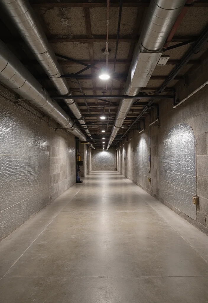 10 Basement Drop Ceiling Ideas for Clean Functional Coverage 5. Industrial Style Ceilings