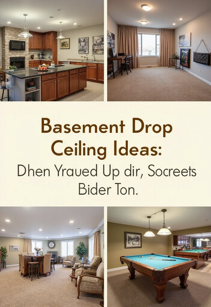 10 Basement Drop Ceiling Ideas for Clean Functional Coverage Conclusion