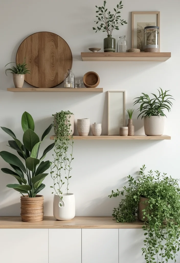 10 Basement Ledge Wall Ideas for Decorative Useful Space 1 10 Basement Ledge Wall Ideas for Decorative Useful Space - 1. Floating Shelves for a Modern Touch