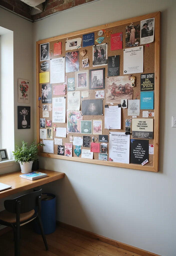 10 Basement Ledge Wall Ideas for Decorative Useful Space 100 10 Basement Ledge Wall Ideas for Decorative Useful Space - 10. Personal Vision Board