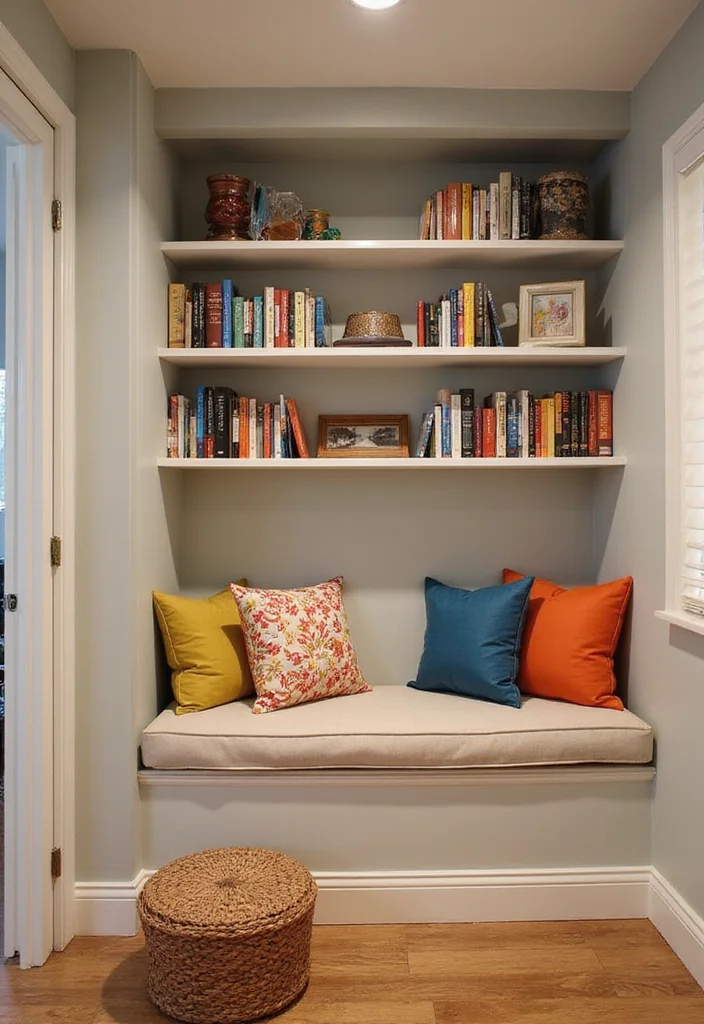 10 Basement Ledge Wall Ideas for Decorative Useful Space 45 10 Basement Ledge Wall Ideas for Decorative Useful Space - 5. Cozy Reading Nook