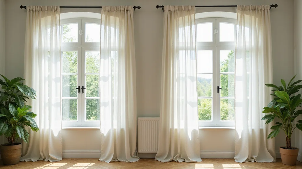 10 Half Window Curtain Ideas for Light Balanced Coverage