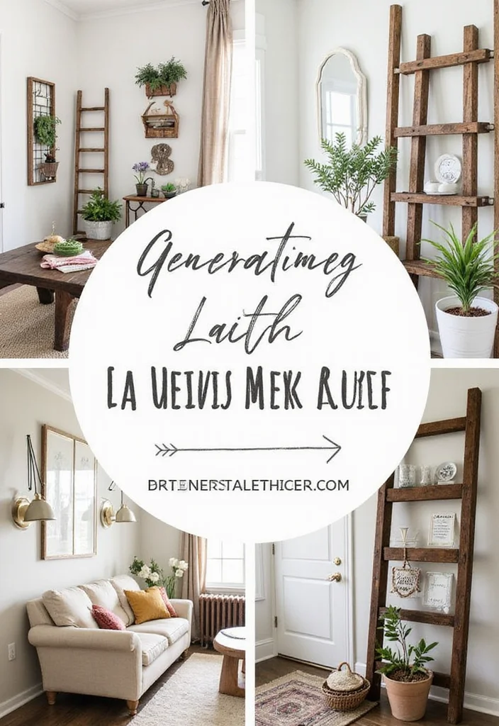 10 Ladder Wall Decor Ideas for Rustic Vertical Interest 111 10 Ladder Wall Decor Ideas for Rustic Vertical Interest - Conclusion