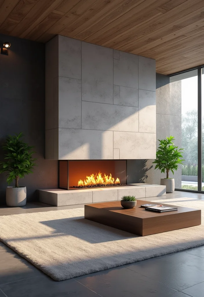 10 Minecraft Fireplace Ideas for Fun Creative Builds - 5. Floating Fireplace