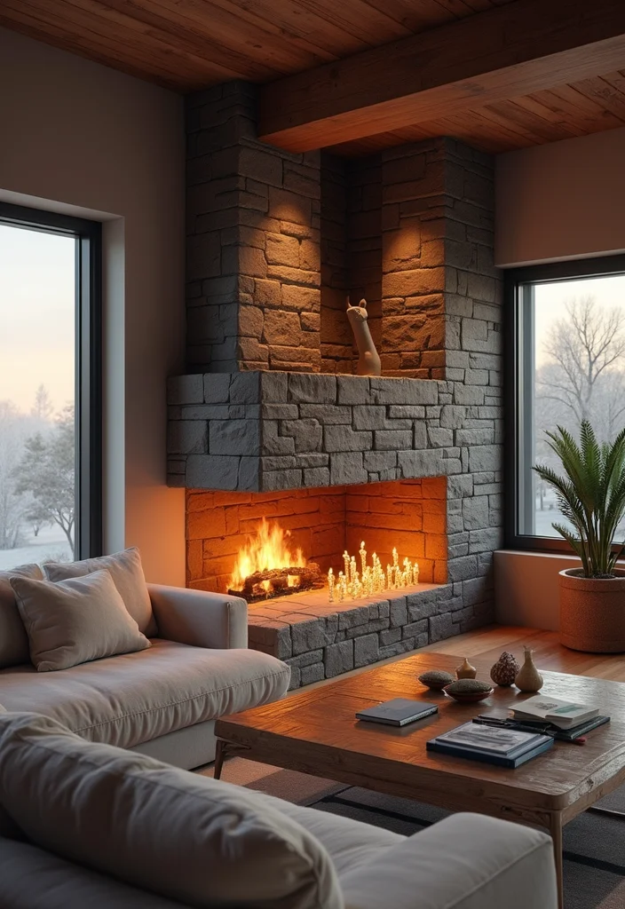 10 Minecraft Fireplace Ideas for Fun Creative Builds - 7. Corner Fireplace