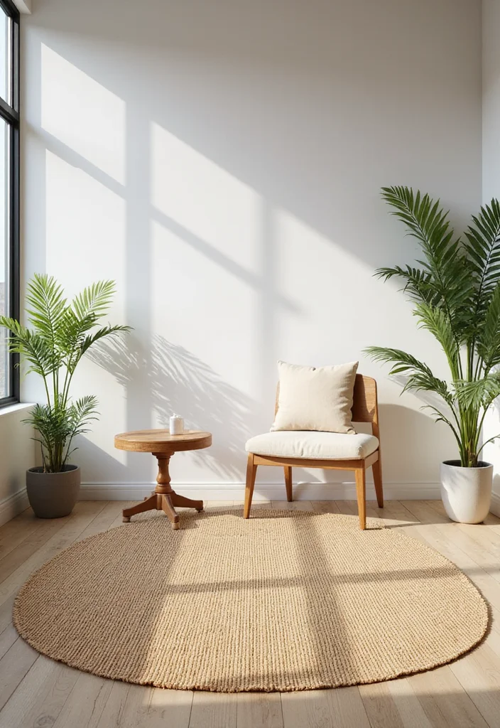 10 Office Rugs Ideas for Warm Comfortable Flooring - 7. Bamboo Rugs for an Eco-Friendly Touch