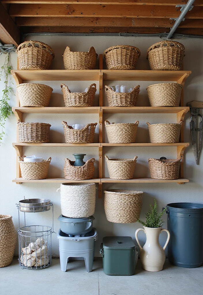 10 Storage Ideas for Your Basement: Unlock the Hidden Potential - 4. Wall-Mounted Baskets