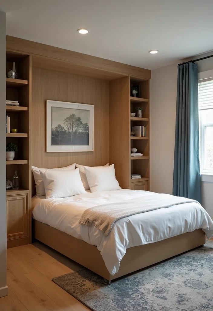 10 Storage Ideas for Your Basement: Unlock the Hidden Potential - 9. Hidden Murphy Bed for Guests